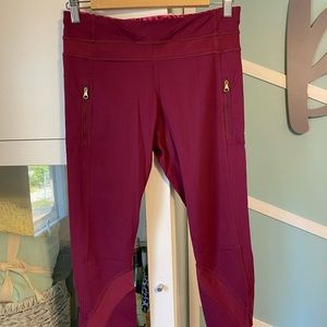 Lululemon inspire tights 7/8 bumbleberry
